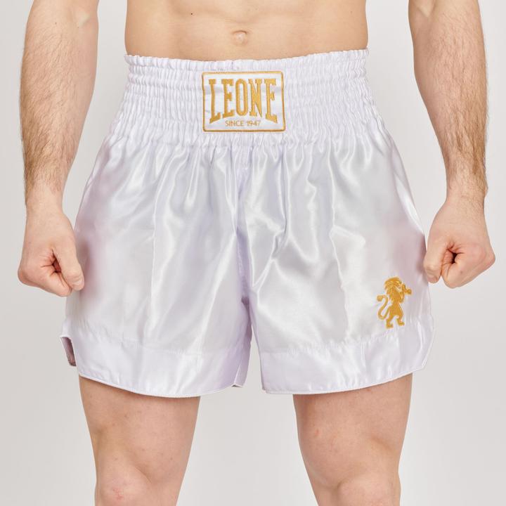 Immagine prodotto Leone Pantaloni Basic Kickboxing AB970 Bianco (L)