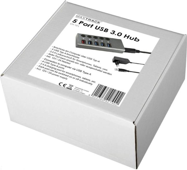 Image du produit Maxtrack Hub 5 ports USB 3.0 (USB-A, 5 Ports)