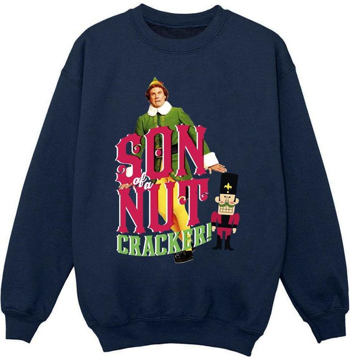 Actual product image Elf Womens/Ladies Son Of A Nutcracker Sweatshirt (4XL)
