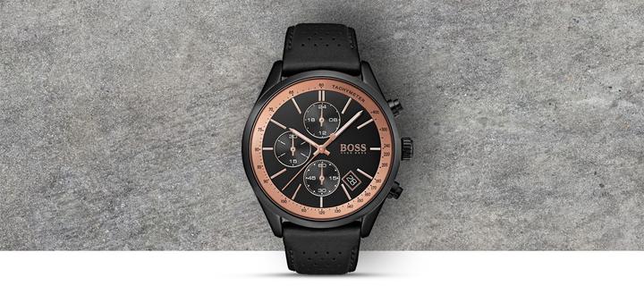 Produktbild Hugo Boss Herren Grand Prix 1513550 + BOX (Chronograph, 215 mm)