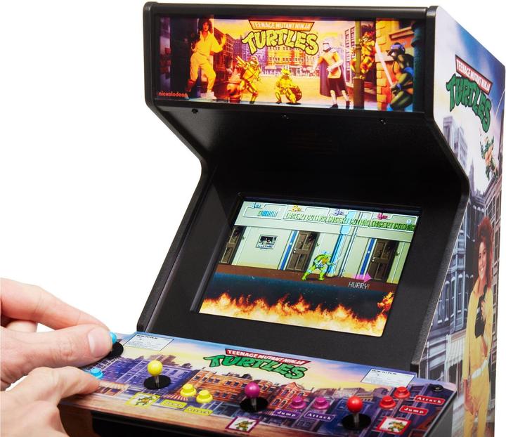 Actual product image Numskull Quarter Scale Arcade Cabinet - Teenage Mutant Ninja Turtles
