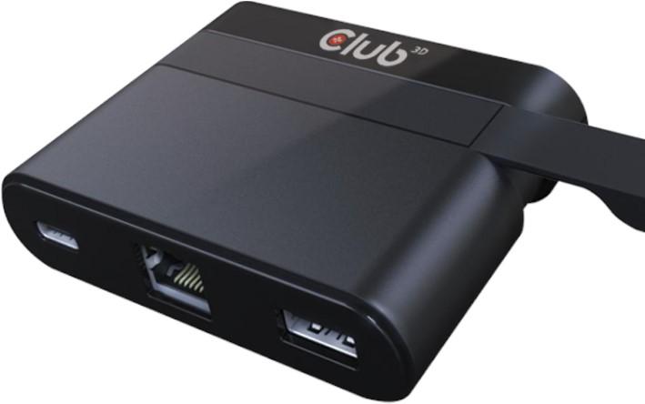 Image du produit Club 3D SenseVision USB Type-C Mini Dock (USB-C, 3 Ports)
