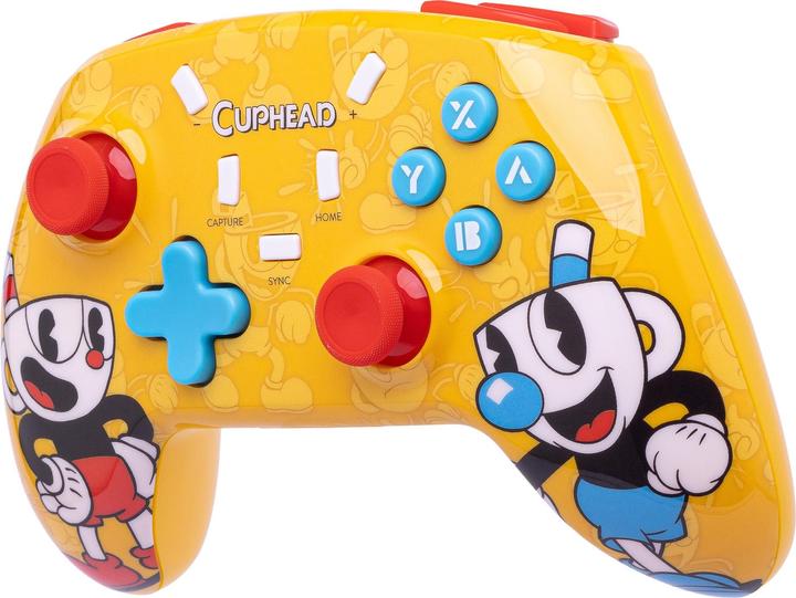 Image du produit Qubick Manette de jeu sans fil Cuphead pour Nintendo Switch (Switch OLED, Switch Lite, Switch)