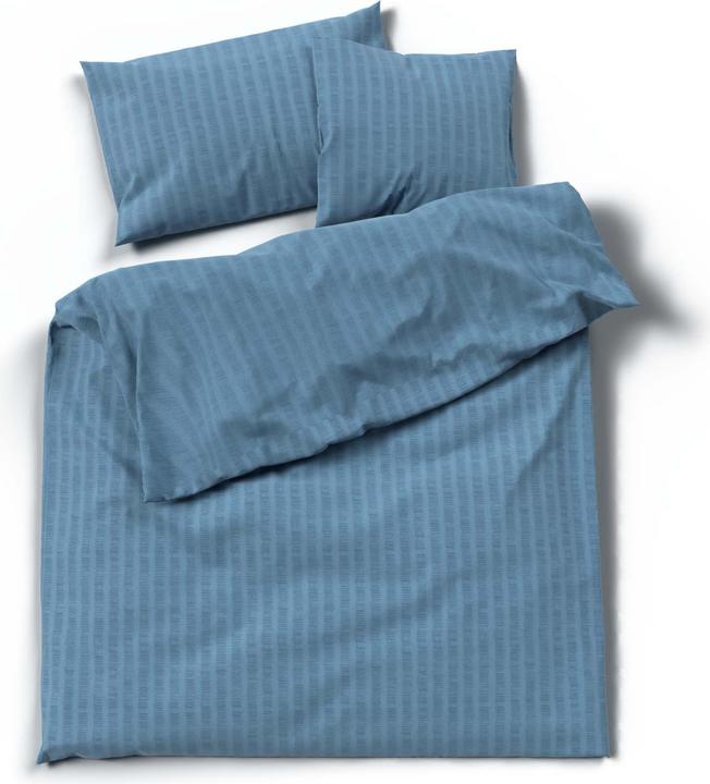 Actual product image Lotus Bettwaren Bed Linen Satin Seersucker uni (Pillowcase, 65 x 100 cm)