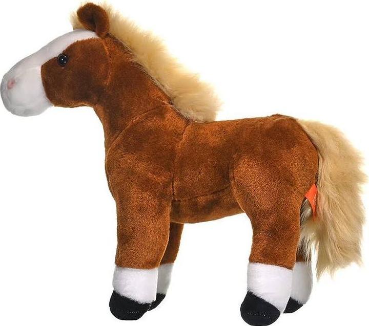 Image du produit Wild Republic Peluche cheval debout marron Cuddlekin (30 cm)