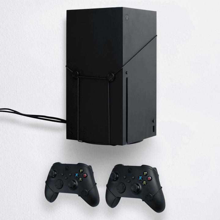 Actual product image Floating Grip Xbox Series X Wall Mount Black (Xbox Series X)