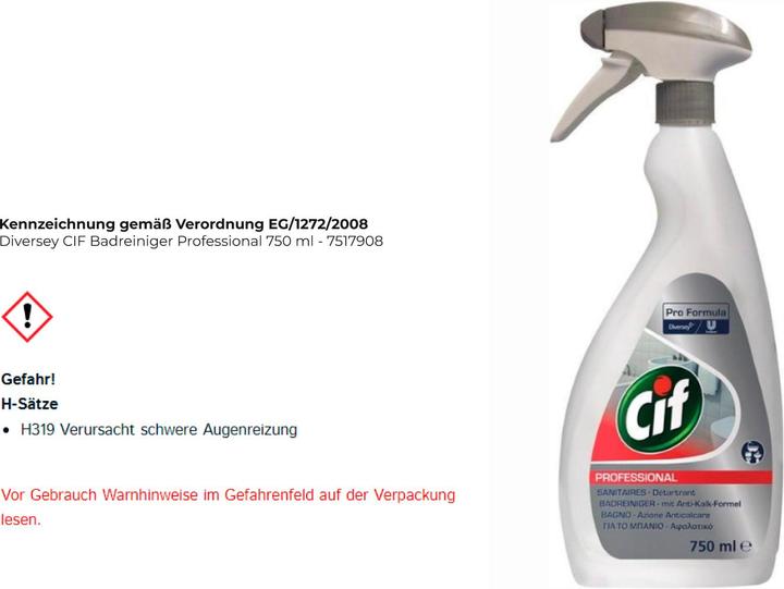 Actual product image Cif Professional