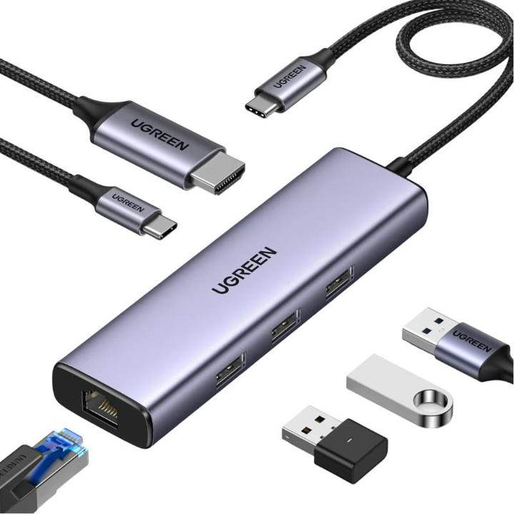 Ugreen CM512 (USB-C, 6 Ports)