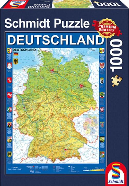 Actual product image Schmidt Spiele Map of Germany (1000 pieces)