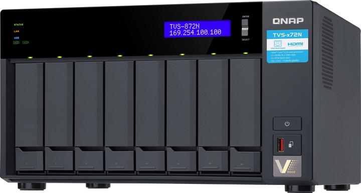 Produktbild QNAP TVS-872N-I3-8G (0 TB)