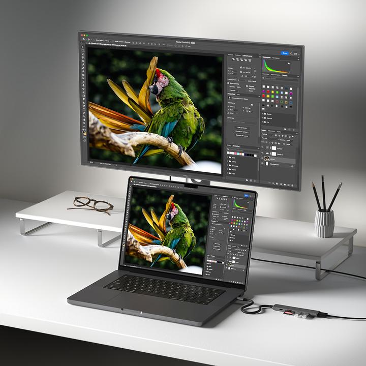 Produktbild Satechi ST-P6SM (USB-C, 6 Ports)