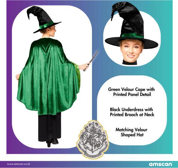 Immagine prodotto Amscan Costume da adulto Professor McGonagall taglia XL (S, M)