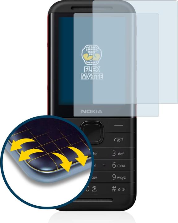 Produktbild BROTECT Full-Cover Displayschutz Matt (2 Stück, Nokia 5310 XpressMusic)