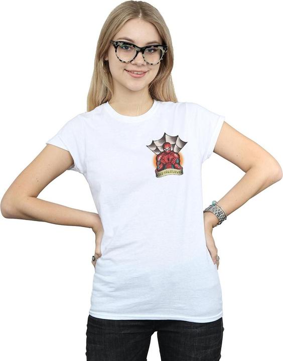 Produktbild SpiderMan Tattoo Breast Print TShirt (XXL)