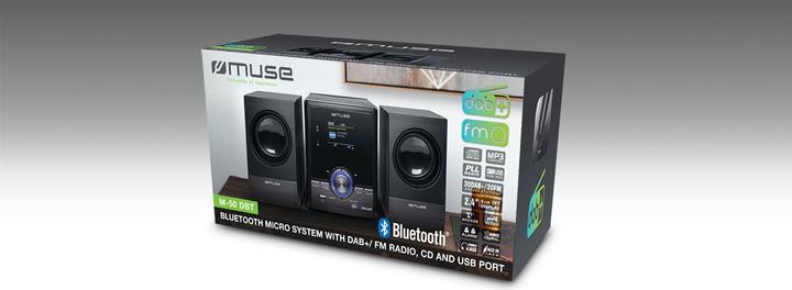 Immagine prodotto Muse M-50 DBT (Bluetooth, WiFi, Lettore CD, 2x 15 W)