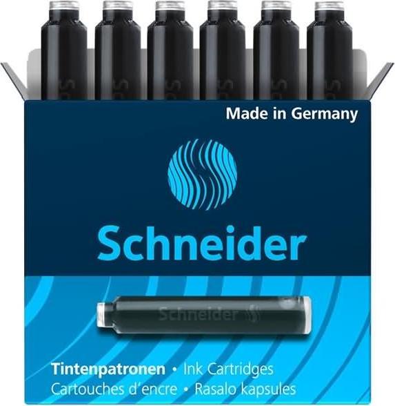 Produktbild Schneider Tintenpatrone 6ST schwarz (Tintenfass, Schwarz)