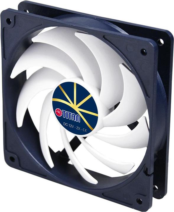 Titan TFD-12025H12ZP/KE(RB) Lüfter 120x120x25mm, Extreme Silent Fan, mit PWM, leise (120 mm)