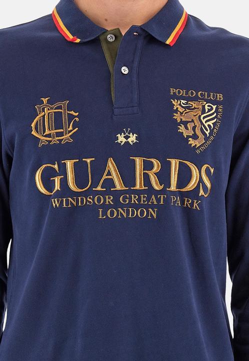 Produktbild La Martina Poloshirt Langarm-Poloshirt regular fit Westin mit Logo-Details (L)
