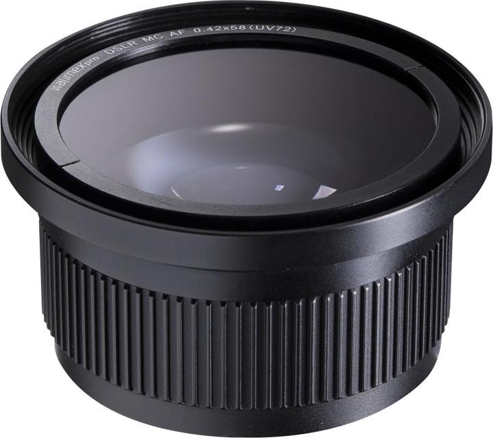 Actual product image Walimex Macro Fisheye Attachment Lens 0.42x58