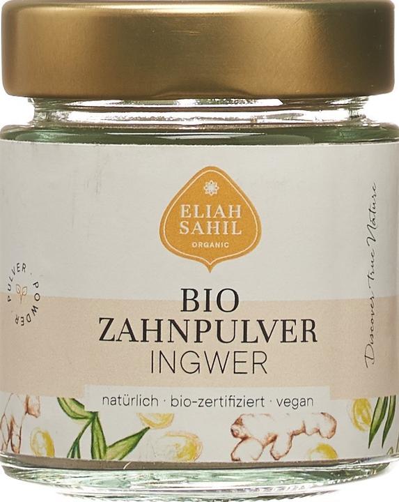 Image du produit Eliah Sahil Poudre dentifrice biologique INGWER - nettoyage des dents