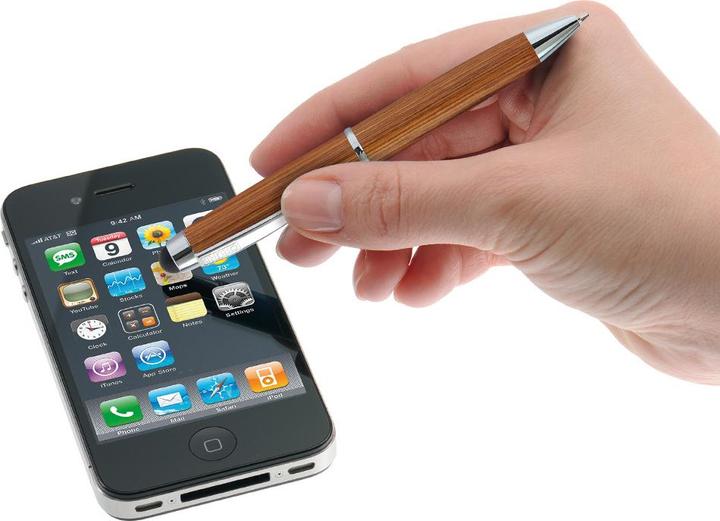Actual product image Online MINI WOOD STYLUS twist ballpoint pen