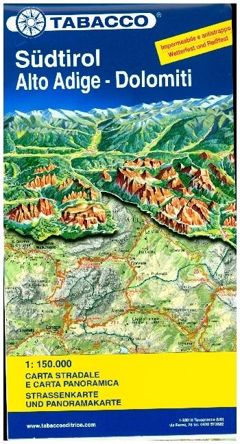 Image du produit Carte routière Tabacco Tyrol du Sud-Dolomiti