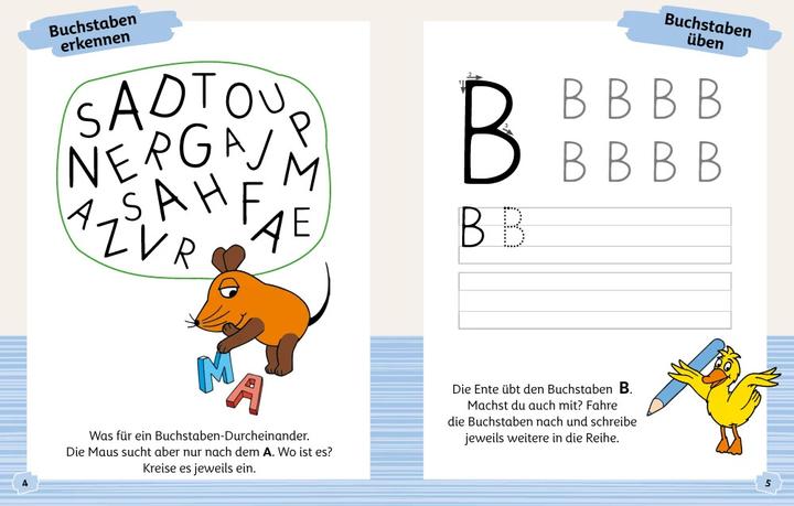 Actual product image Buchstaben üben mit der Maus (German, pen2nature, 2023)