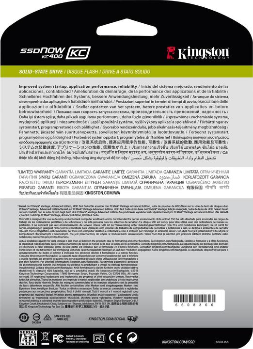 Immagine prodotto Kingston Kc400 (256 GB, 2.5")