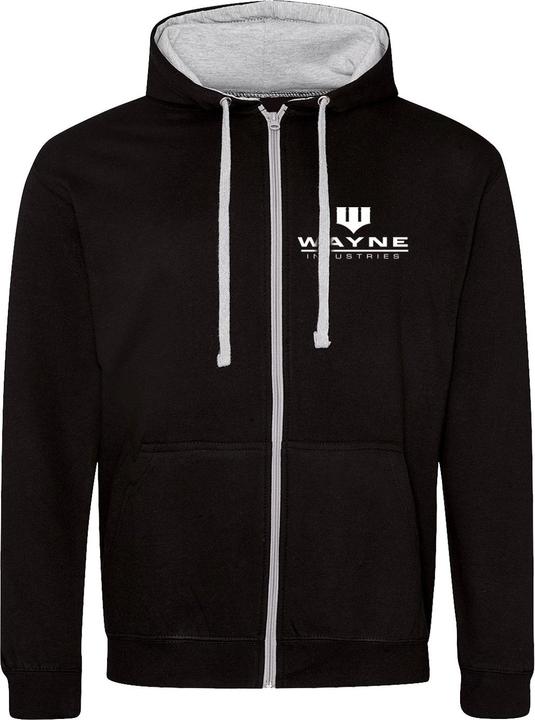 Produktbild Batman Wayne Industries Hoodie Mit Durchgehendem Reissverschluss (L)