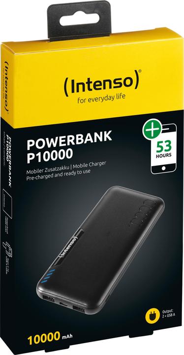 Actual product image Intenso P10000 Powerbank Type C (10000 mAh, 37 Wh)