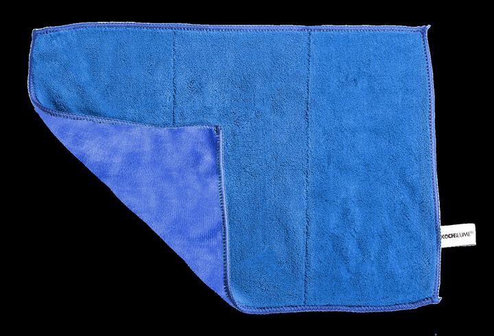Kochblume Geschirrtuch blau-dunkelblau