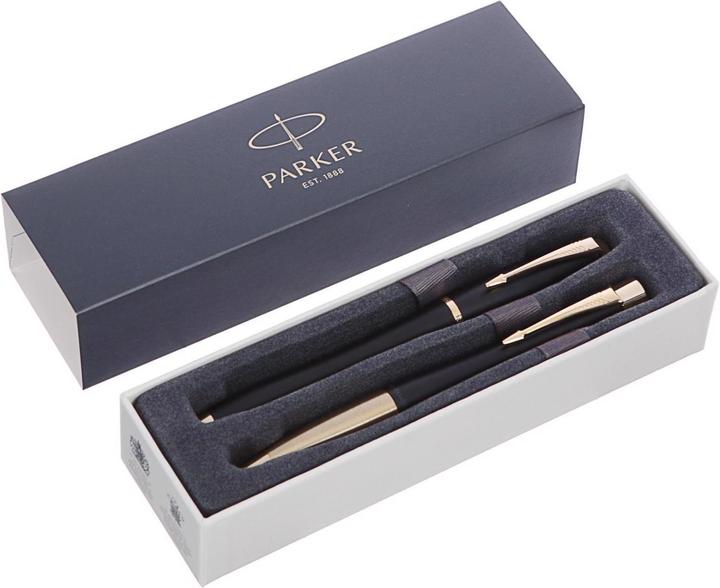 Immagine prodotto Parker Set - Penna stilografica + biro Urban Black GT - 2093381 (Oro, Nero, 2 x)