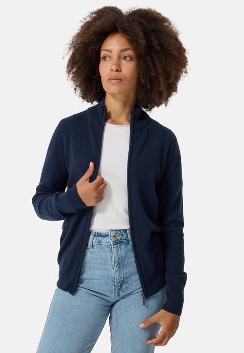 Cash-Mere Kaschmir Cardigan mit Reissverschluss (XS)