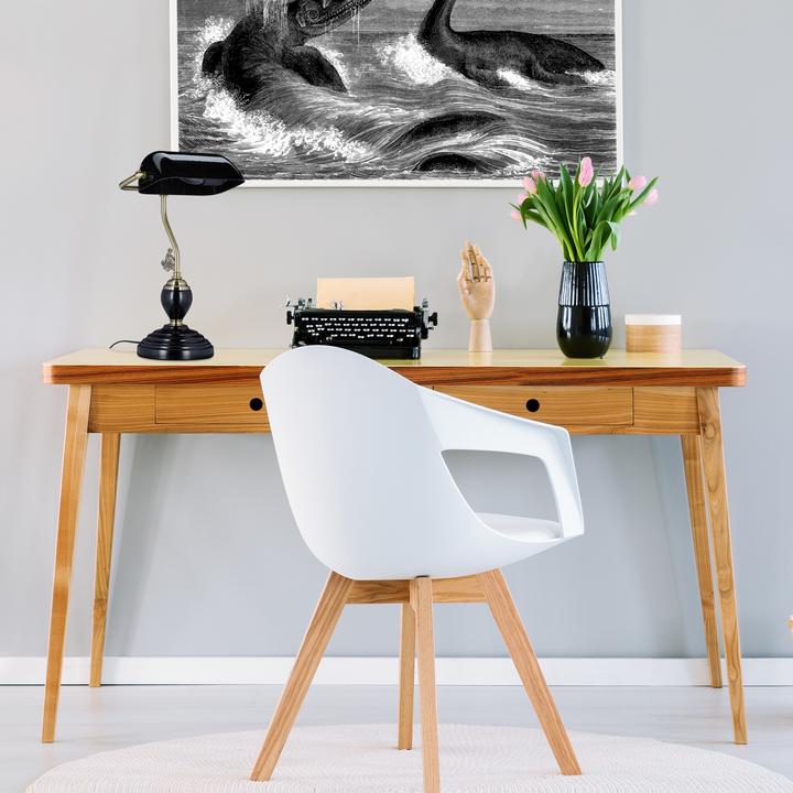 Image du produit Relaxdays Lampe de banquier (E27)