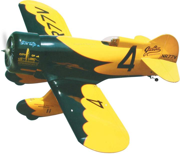 Actual product image Seagull Models geebee 120 arf in wood construction for burner drives (Multi motor)