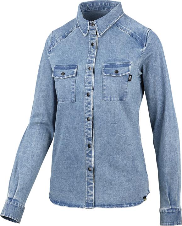 Immagine prodotto iXS Carve Donna Digger camicia organica lavata blu 38 (38)