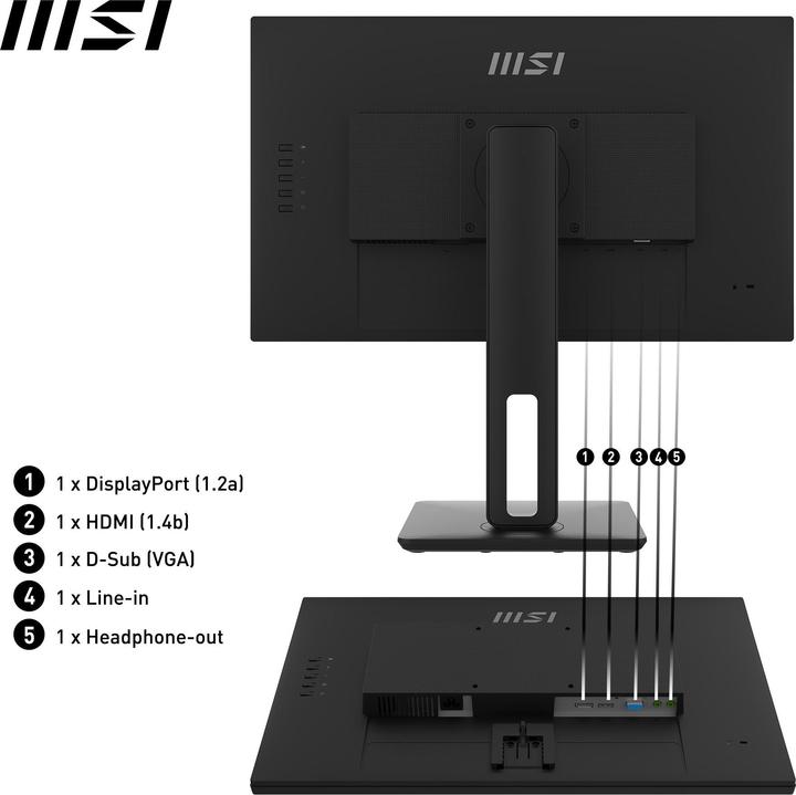 Image du produit MSI PRO MP242APDE (1920 x 1080 pixels, 23.80")