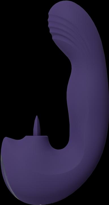 Actual product image Shots Yumi - Rechargeable Triple Motor - G-Spot Finger Motion Vibrator and Flickering Tongue Stimul