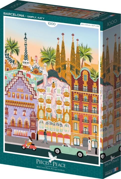 Actual product image Pieces & Peace Puzzle 1000 pieces Barcelona (1000 pieces)
