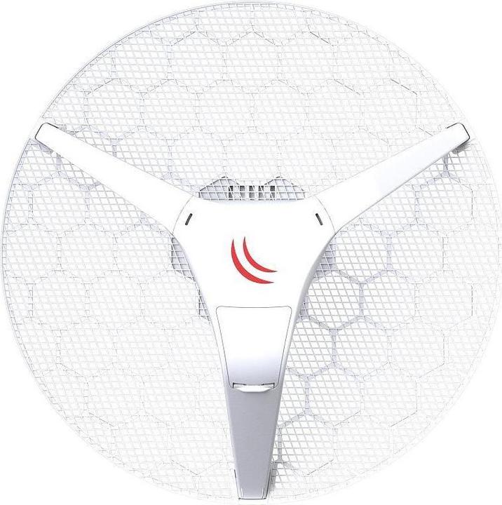 Immagine prodotto MikroTik LHG 5, LHG 5 Dual Chain 5Ghz 802.11an 24.5dBi Integrated antenna, 600MHz COU, 64MB RAM,...