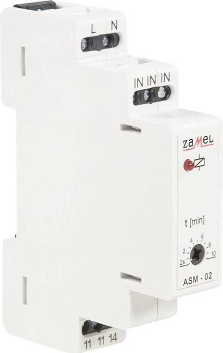 Immagine prodotto Zamel ASM-02 Interruttore orario per scale con guida a cappello 230 V