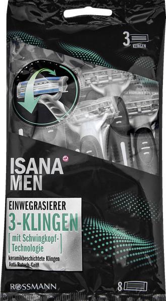 Isana MEN rasoir jetable 8 pces