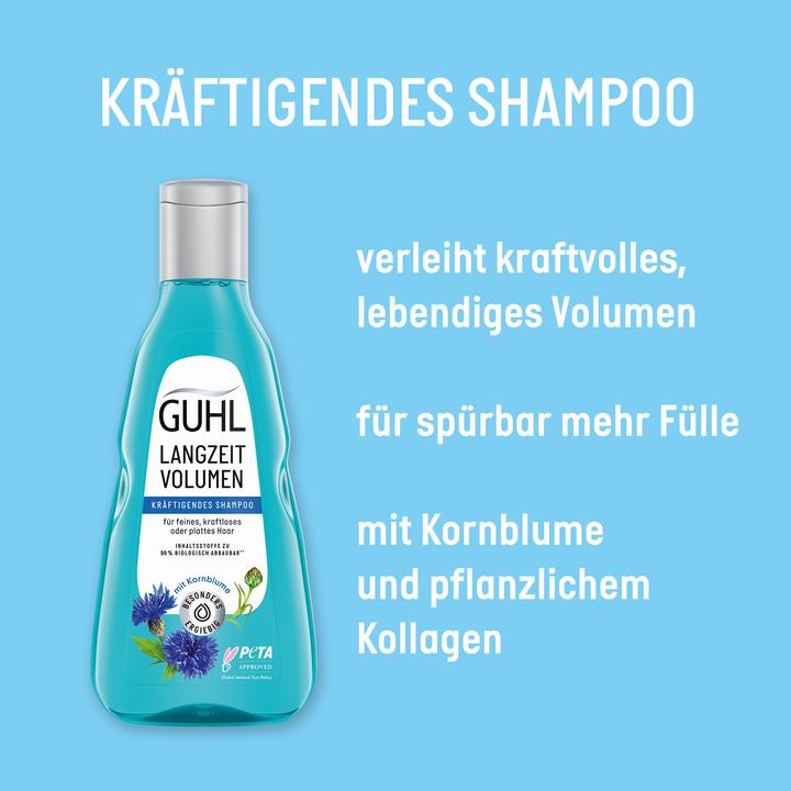 Image du produit Guhl Langzeit Volumen Shampoo kräftigend (250 ml, Shampoing liquide)