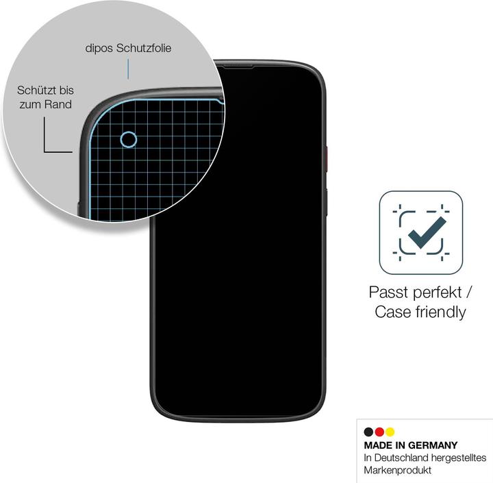 Produktbild Dipos Anti-Shock Displayschutz Matt 9H (1 Stück, Unihertz Jelly 2)