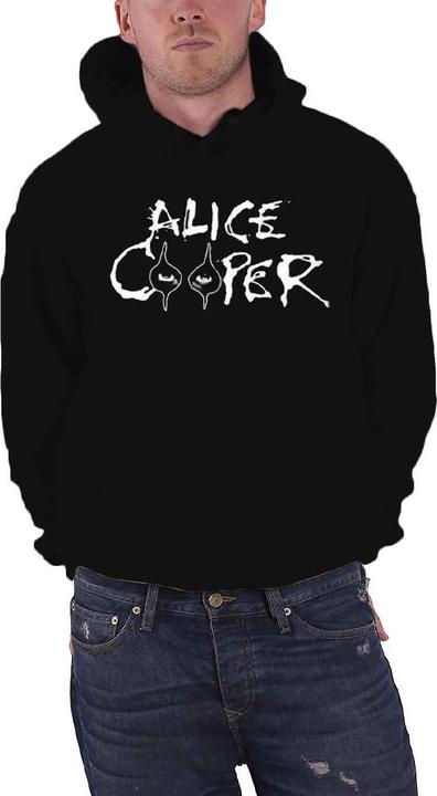 Actual product image Alice Cooper Unisex Adult Eyes Logo Pullover Hoodie (M)
