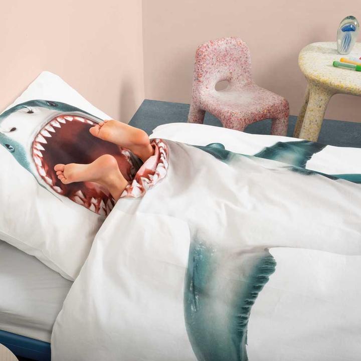 Actual product image Snurk Shark bed linen 135 x 200