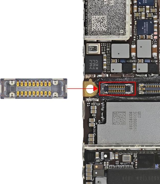 Produktbild Clappio Ersatzteil FPC-Verbinder Touchscreen (iPhone XR)