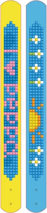 Productafbeelding Diamond Dotz DOTZIES® Original Diamond Painting Set Peppa Pig met 6 motieven: 2 plaatjes 15 x 15 cm, 2