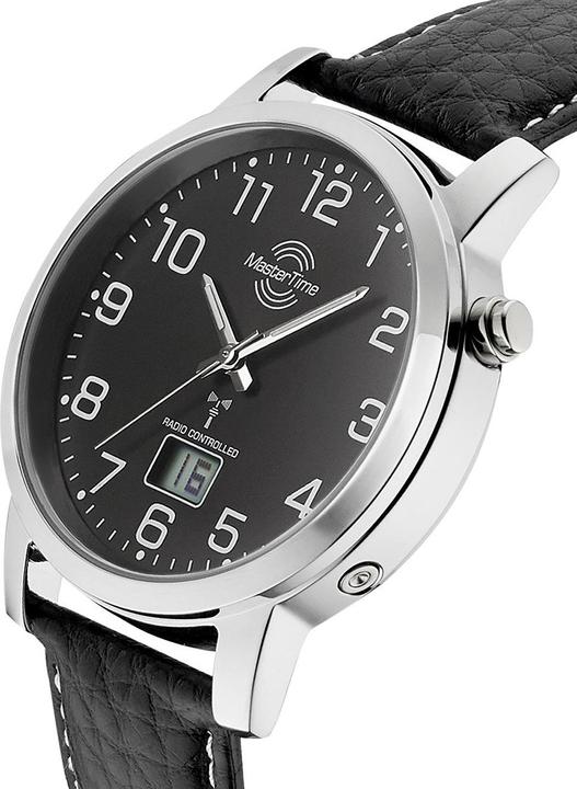 Immagine prodotto Master Time MTGA-10576-24L Serie Radio Basic (Orologio digitale, Orologio da polso analogico, Orologio radiocontrollato, 41 mm)