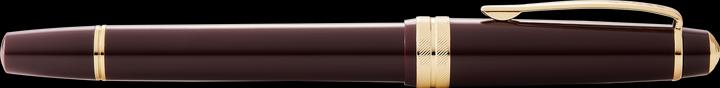 Produktbild Cross Füllfederhalter Bailey Light Rot mit goldenen Beschlägen, Fein, in Box (Rot/gold, 1 x)